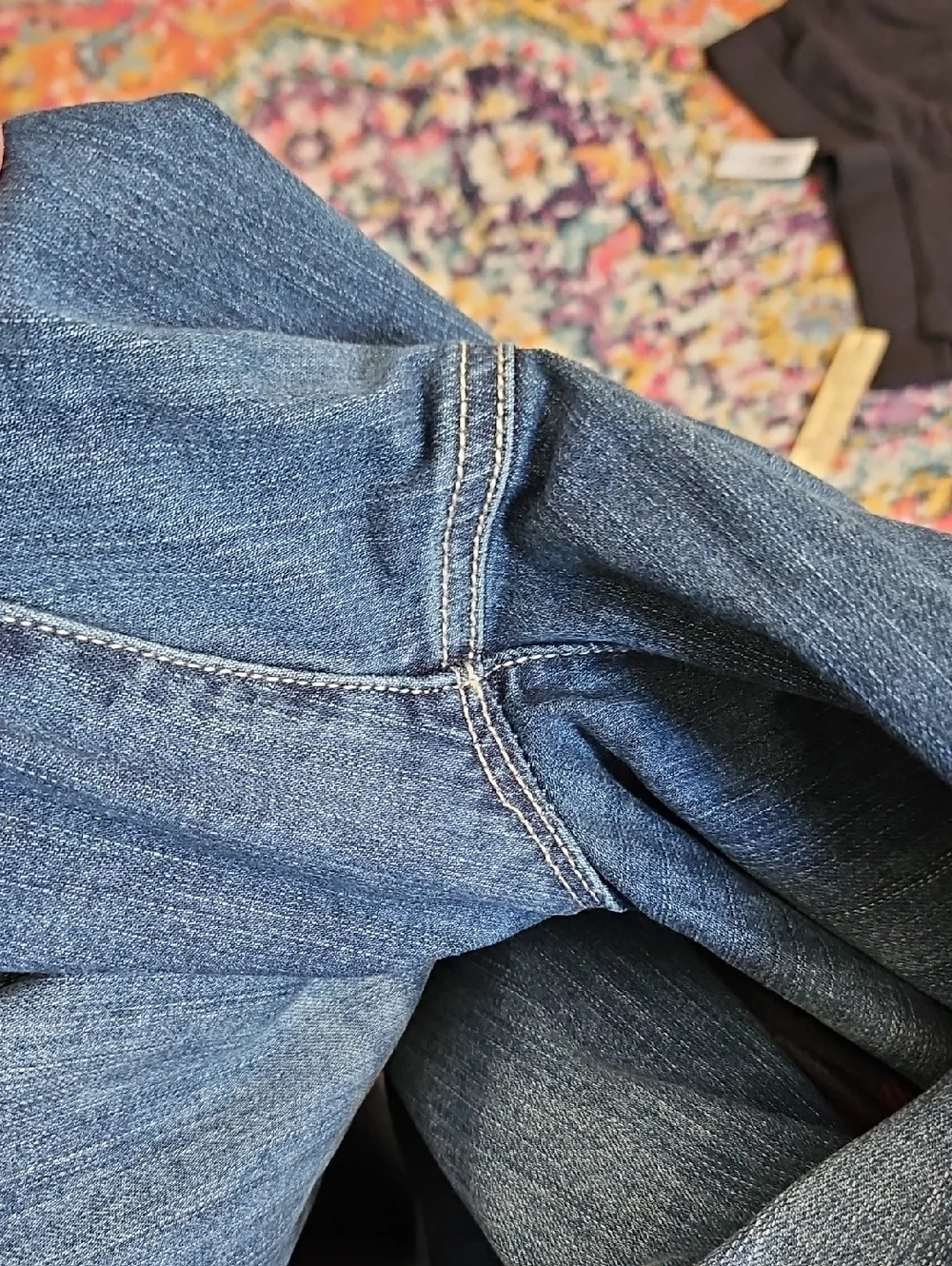 torrid Medium Blue High-Rise Button-Fly Flare Jeans Size 14S - Picture 6 of 6